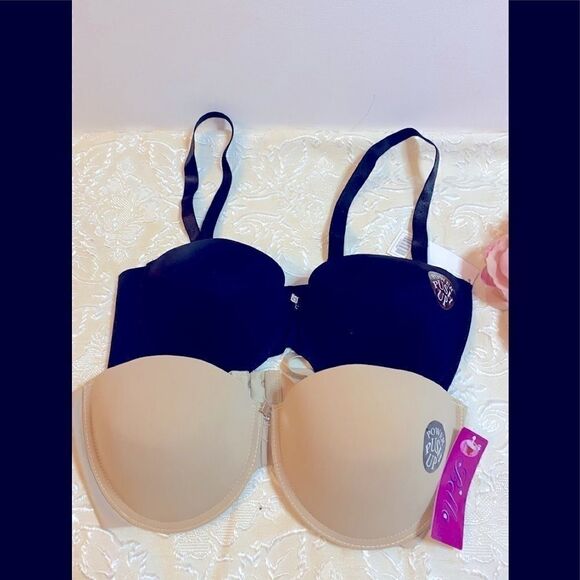 🍂Lacy Bella push up Bras pack of 2  size :34C - Picture 1 of 16